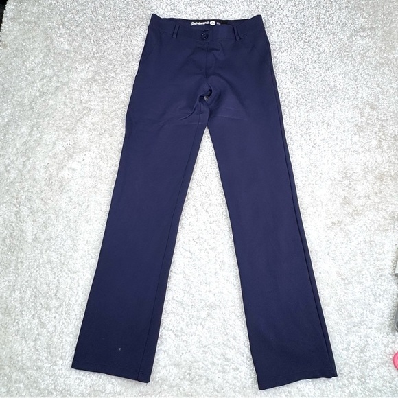 Betabrand Dress Pant Yoga Pant Navy Blue Petite Pull On Small - Picture 1 of 6